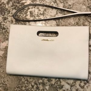 White Michael Kors clutch